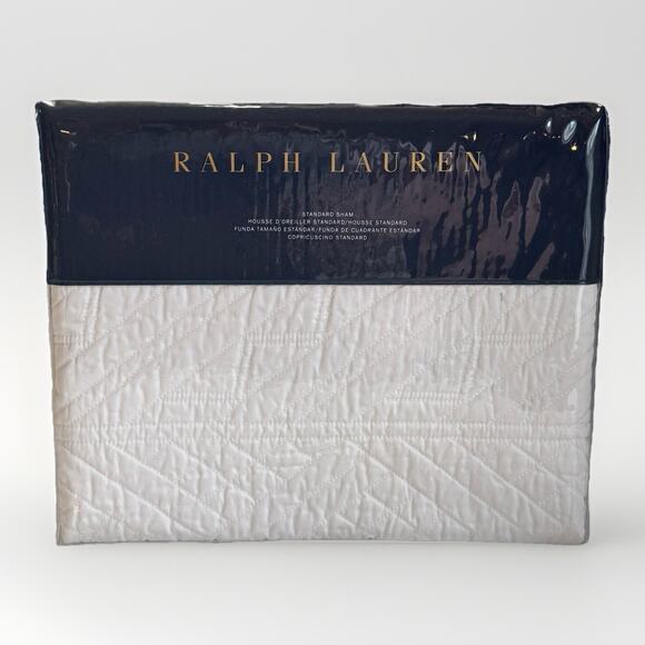 Ralph Lauren Other - Ralph Lauren Oakfield Full Queen Standard Size Sham White 100 Percent Cotton